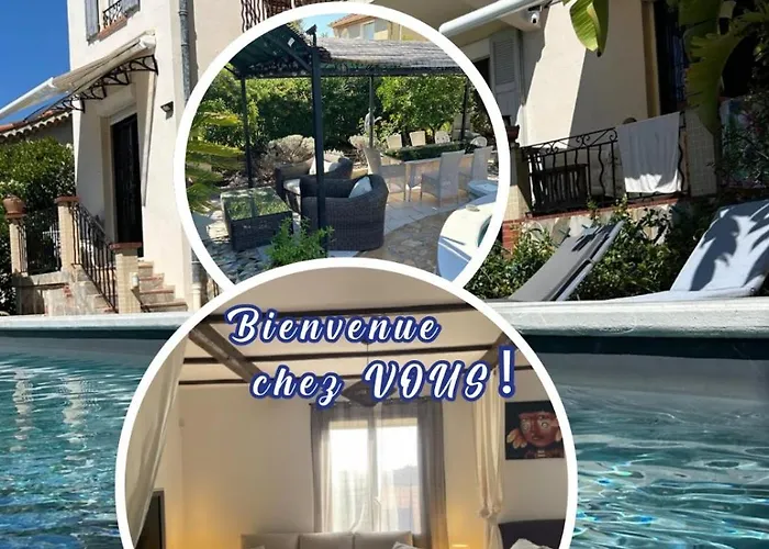 Daire Tres Beau Lumineux Dans Avec Piscine Juan-les-Pins